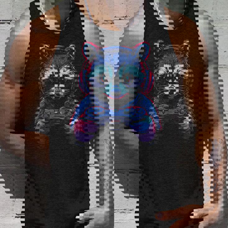 アライグマ ビデオ ゲーム ゲーマー ギャンブラー コンピューター ゲーマー アライグマ タンクトップ 彼への贈り物