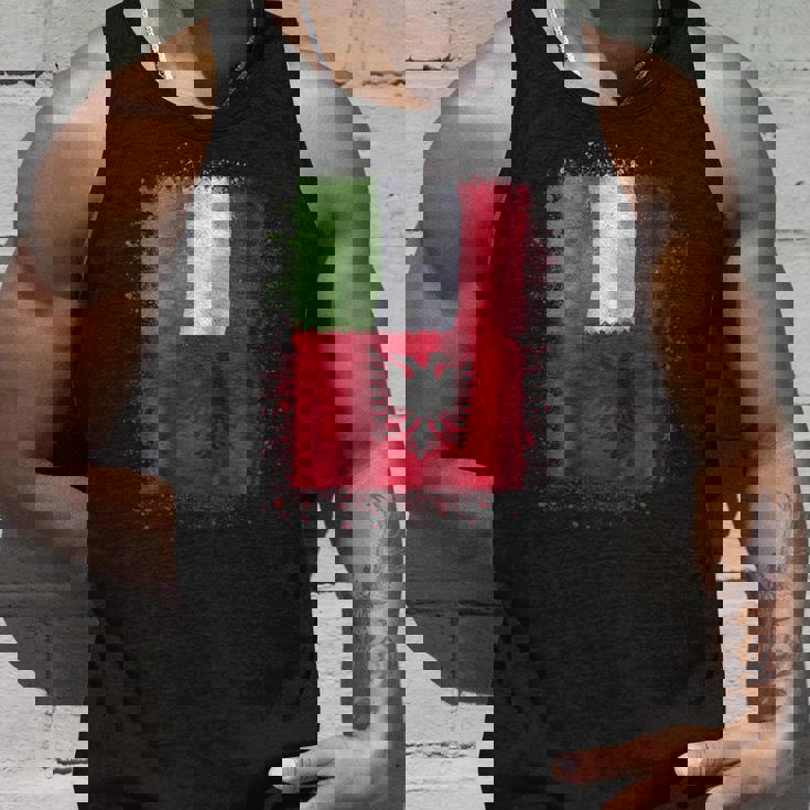 アルバニアのイタリアの愛-アルバニアとイタリア 長袖tシャツ タンクトップ 彼への贈り物