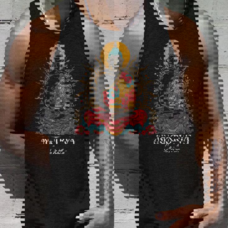 アンコールワット カンボジア ブッダ ヴィンテージ 仏教 お土産 タンクトップ 彼への贈り物