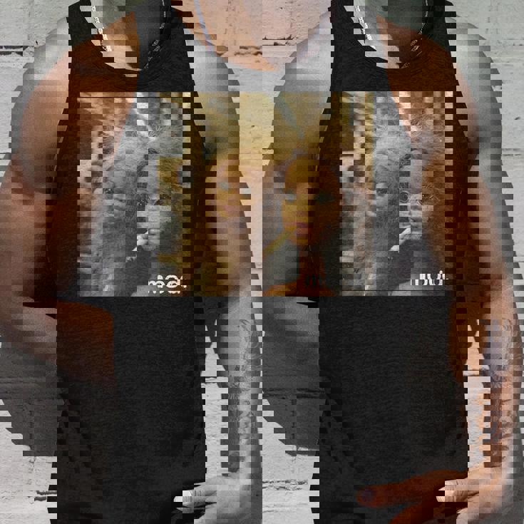 アンティーク調のドールフェイスミーム 長袖tシャツ タンクトップ 彼への贈り物