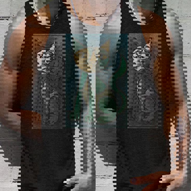 アート ピカソ 猫 タンクトップ 彼への贈り物