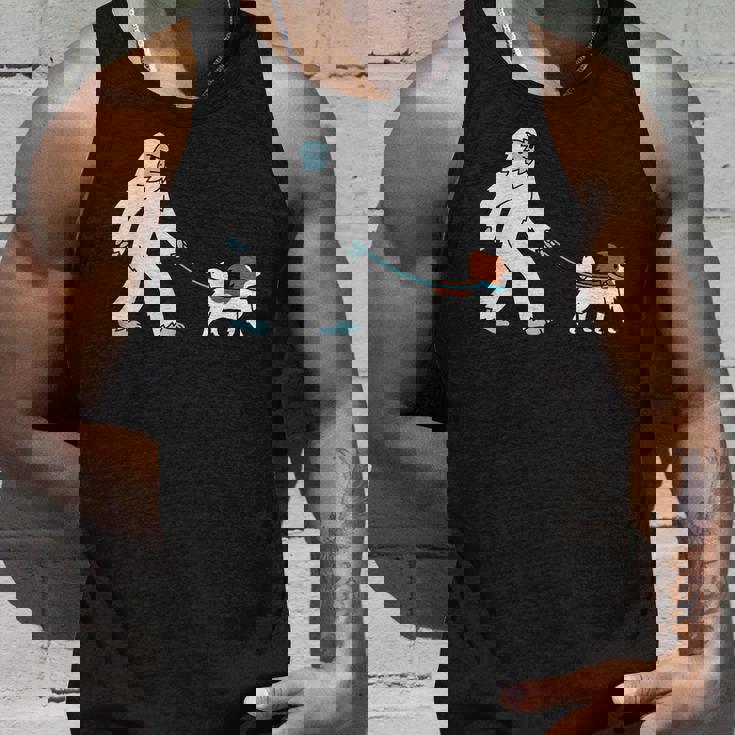 イエティウォーキングパピヨンクリプトゾロジー犬 タンクトップ 彼への贈り物