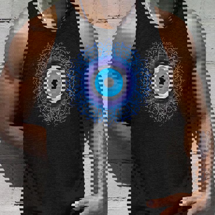 イーブルアイシャツ トルコの目の保護 悪霊 タンクトップ 彼への贈り物