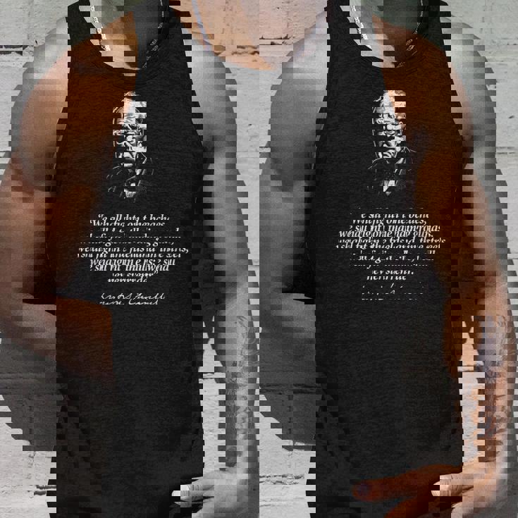 ウィンストン・チャーチル Wehall Neverurrender 引用 タンクトップ 彼への贈り物