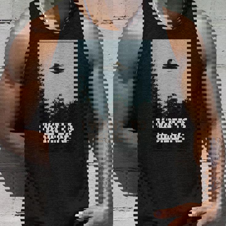 エイリアンufoアパレル「I Want To Believe」 タンクトップ 彼への贈り物