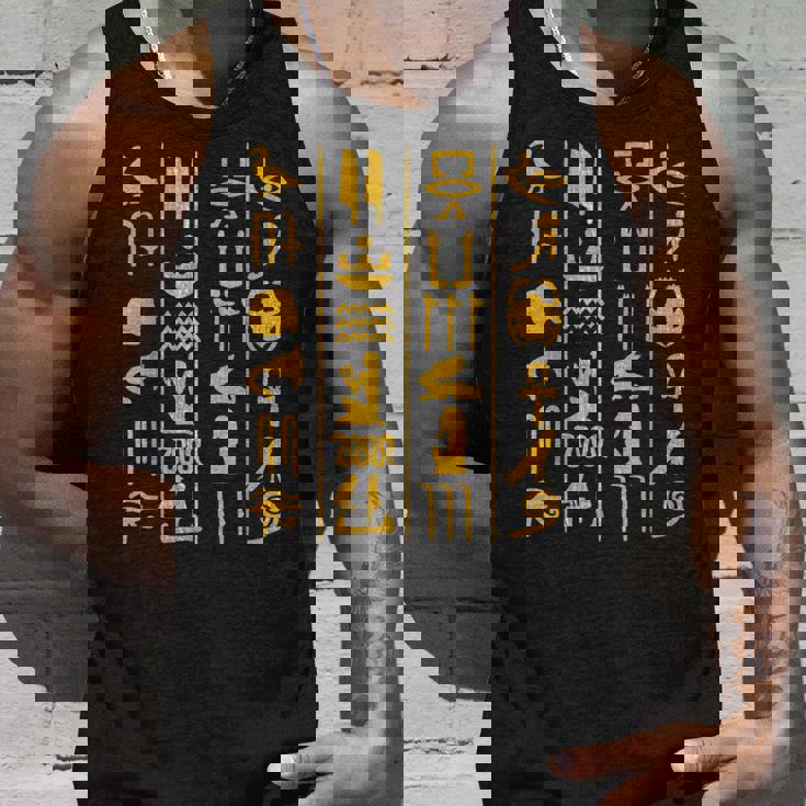 エジプト ヒエログリフ 古代エジプトシャツ ファラオtシャツ タンクトップ 彼への贈り物