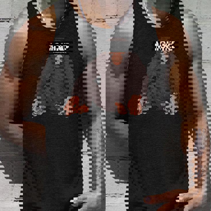 エステティック・モンク・ミーム・ファニー・モンキー・ラバー タンクトップ 彼への贈り物