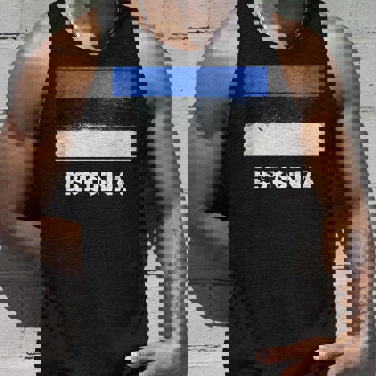 エストニア国旗tシャツ タンクトップ 彼への贈り物