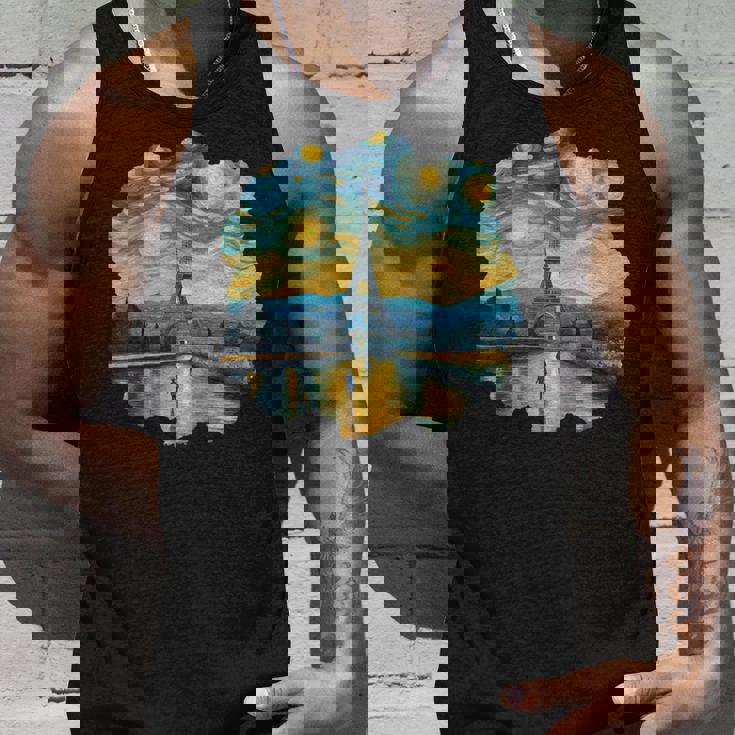 エッフェル塔 アートワーク ルーヴル美術館 フランス観光 パリ タンクトップ 彼への贈り物