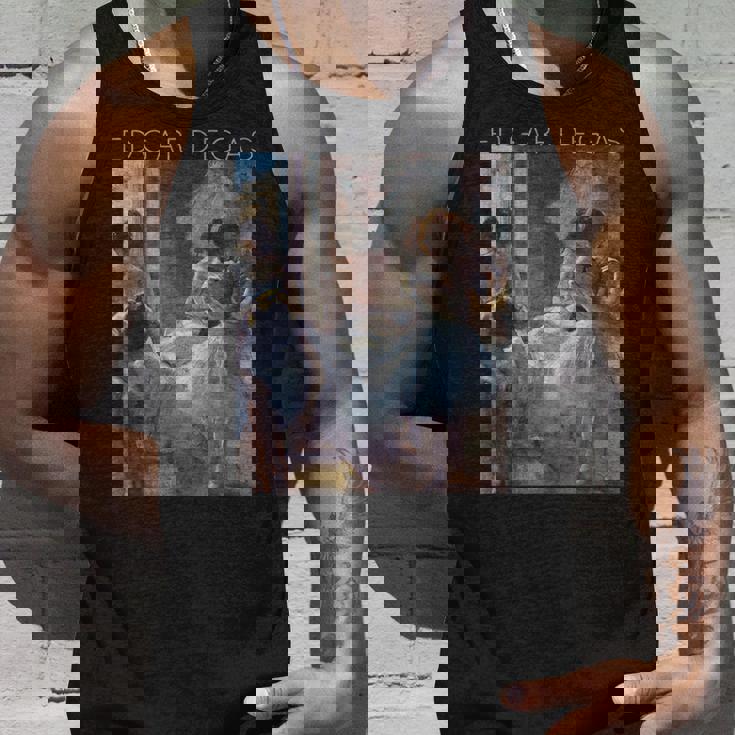 エドガー・ドガのアーティストとバレエフラットダンサー タンクトップ 彼への贈り物