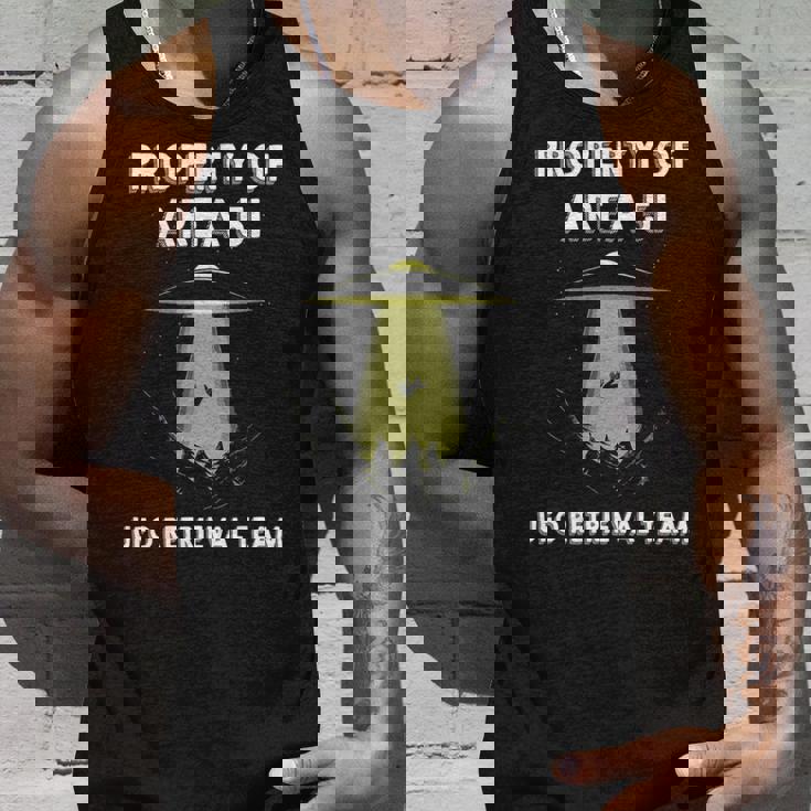 エリア51 シャツ Property Of Area 51 Ufo エイリアン 長袖tシャツ タンクトップ 彼への贈り物