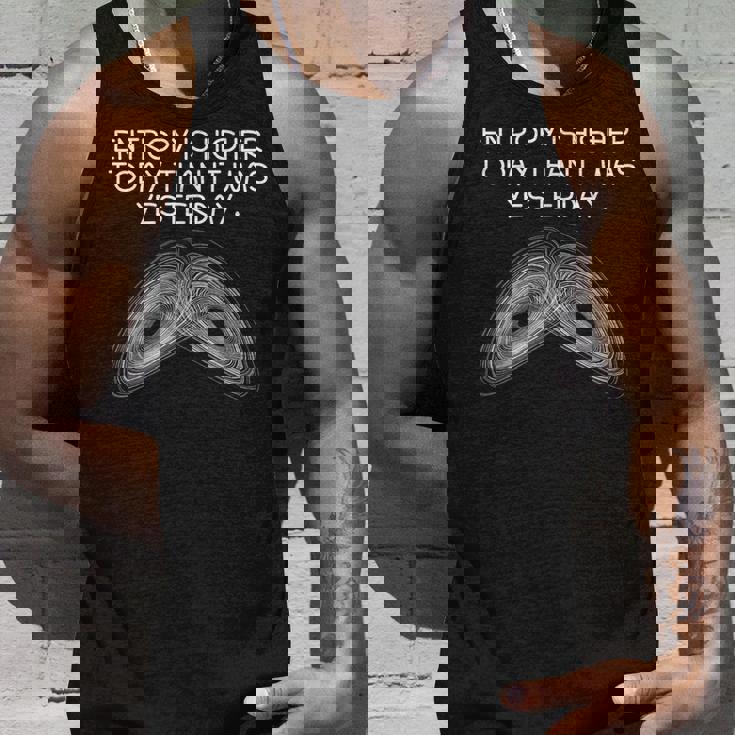 エントロピー熱力学物理学教師学生科学ギフト タンクトップ 彼への贈り物