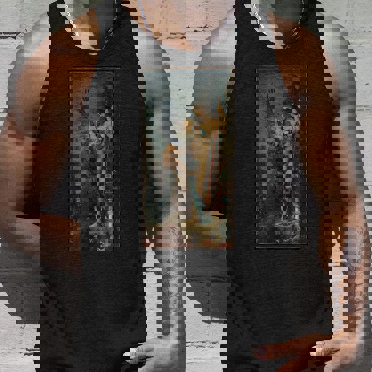 オイディプスとスフィンクス ギュスターヴ・モロー古代ギリシャ タンクトップ 彼への贈り物