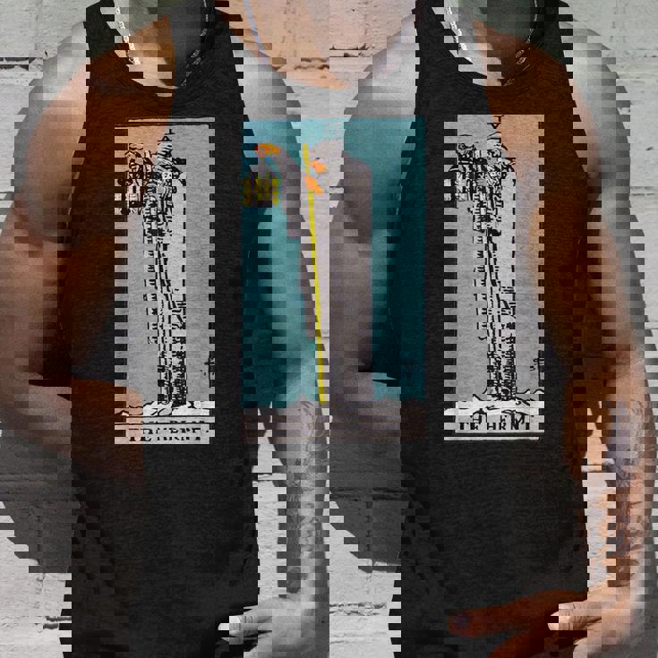 オリジナルのrider Waite Deckからの隠者ビンテージタロットカード タンクトップ 彼への贈り物