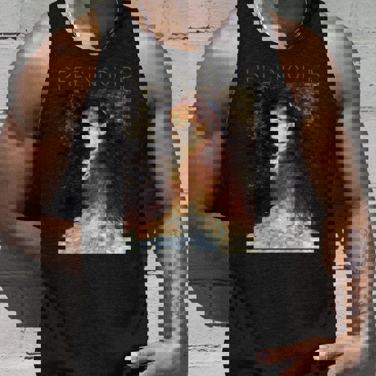 オーギュストルノワール-マドモアゼルダンヴェルの肖像 長袖tシャツ タンクトップ 彼への贈り物