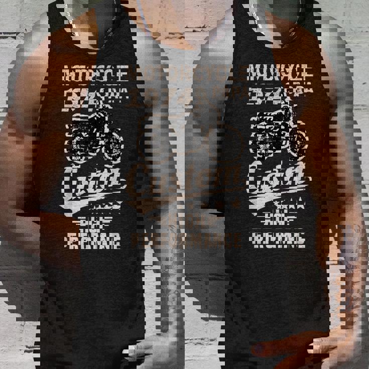 オートバイ バイク 2輪車 お父さん 祖父 1974年 生まれ 誕生日 ヴィンテージ 服 タンクトップ 彼への贈り物