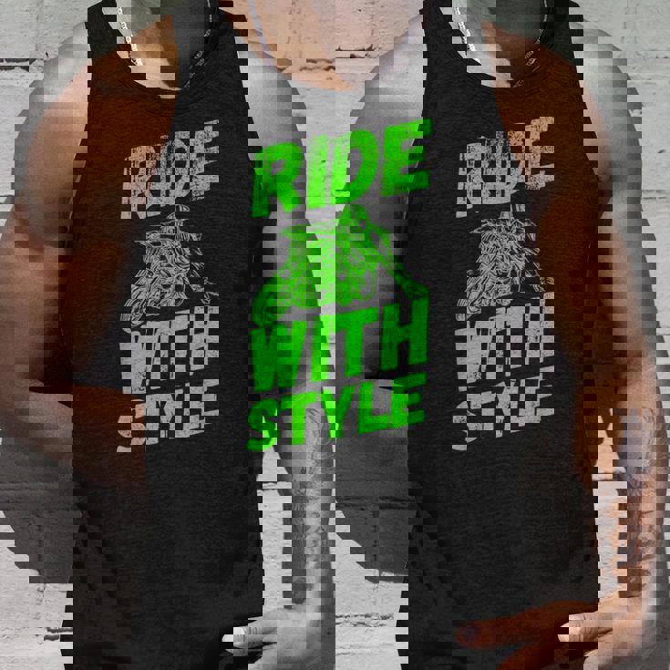 オートバイファンのためのスタイルヴィンテージ引用で乗る タンクトップ 彼への贈り物