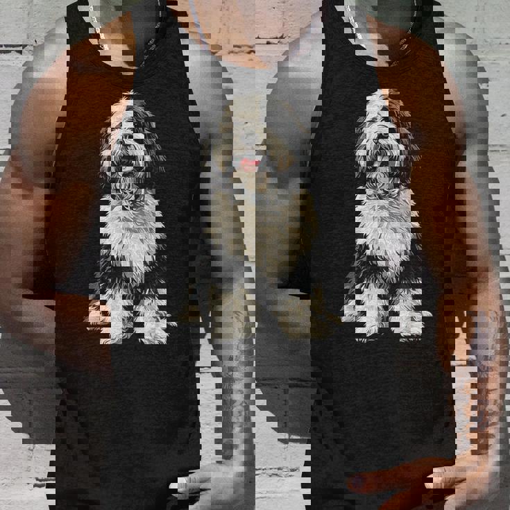 オールドイングリッシュシープドッグ 犬 ペット アートワーク オールドイングリッシュシープドッグ タンクトップ 彼への贈り物