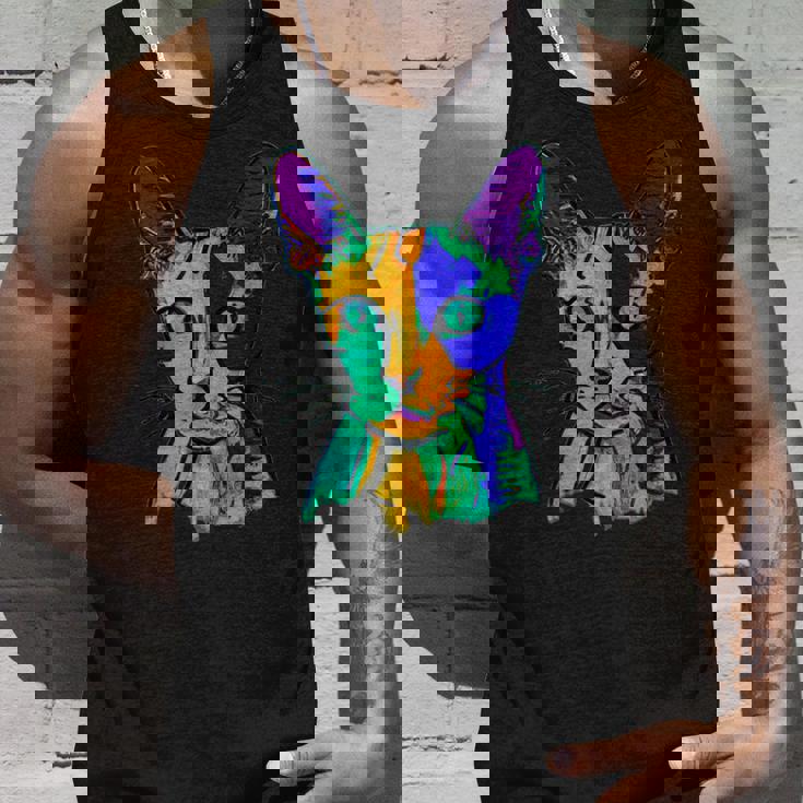 カラフルキャット タンクトップ 彼への贈り物