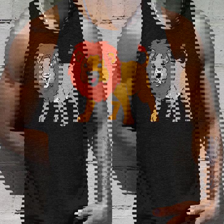 カワイイライオン 長袖tシャツ タンクトップ 彼への贈り物