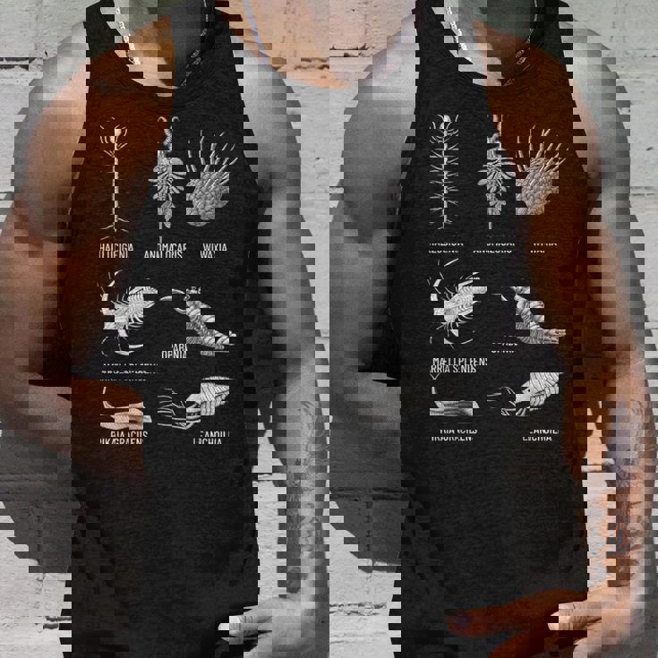 カンブリア紀 生き物 化石 古美術 進化 科学 恋人 タンクトップ 彼への贈り物