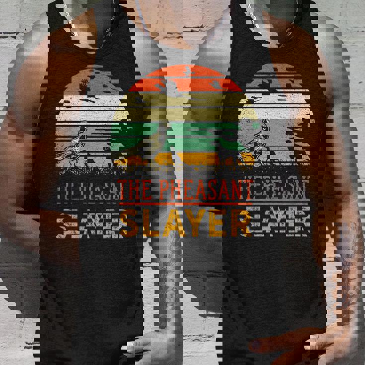キジの鳥狩り 面白いスレイヤーハンターレトロヴィンテージ タンクトップ 彼への贈り物
