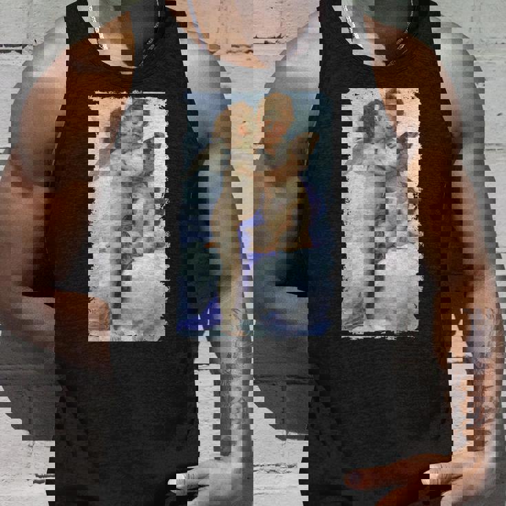 キスエンジェルズ ファーストキス 絵画 天使 キス キューピッド ラブ タンクトップ 彼への贈り物