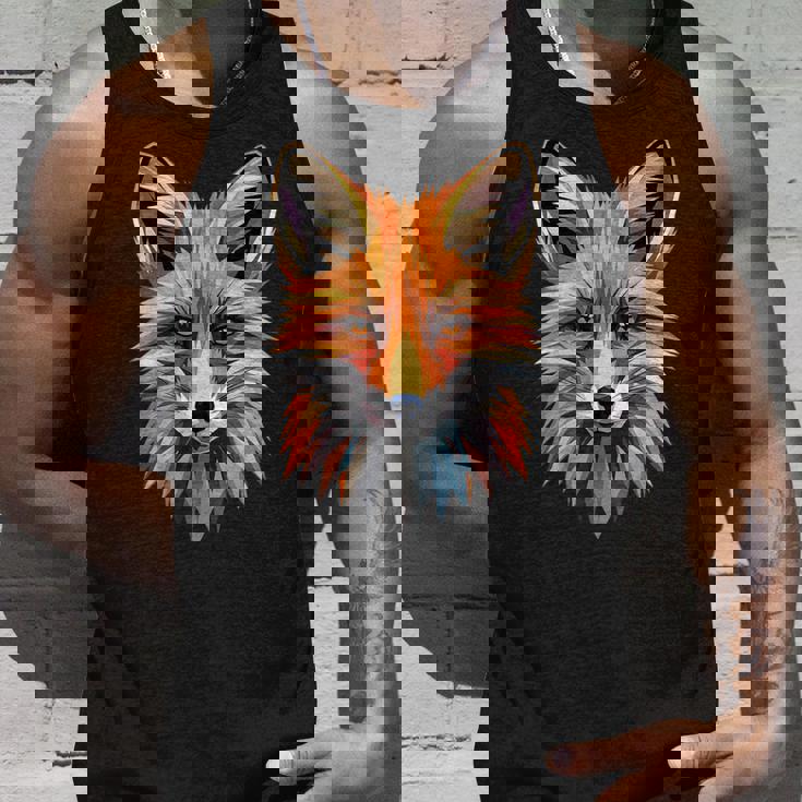 キツネのモチーフ キツネが大好き 赤いキツネ 小さなキツネが大好き タンクトップ 彼への贈り物