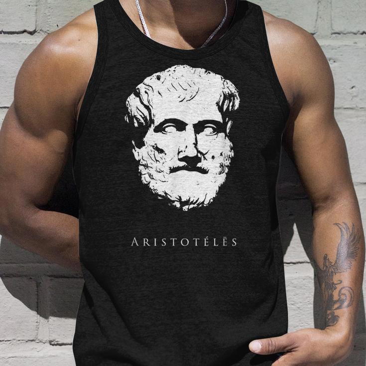 ギリシャ古代アリストテレス哲学 Aristotle Philosophy Greek Philosopher タンクトップ 彼への贈り物