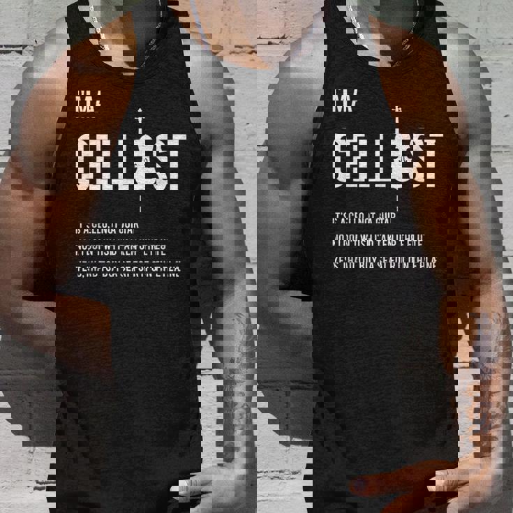 クラシック音楽 音楽好き チェロ好き おもしろ チェリスト チェロ奏者 チェロ ジョーク タンクトップ 彼への贈り物