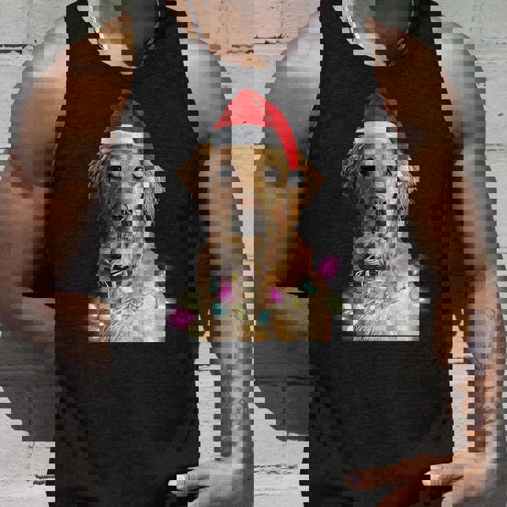 クリスマス ゴールデンレトリバー クリスマス ドッグツリー サンタハット リトリーバー 長袖tシャツ タンクトップ 彼への贈り物