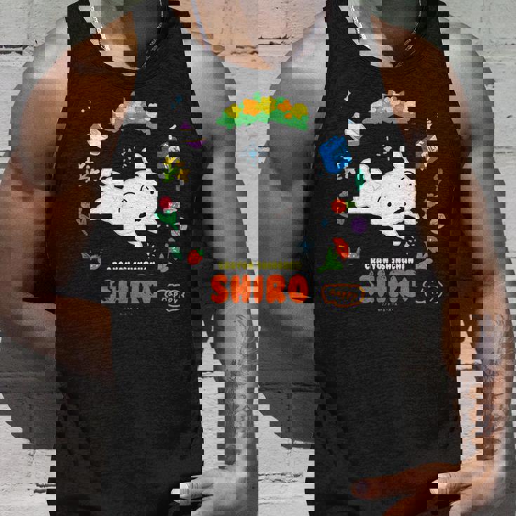 クレヨンしんちゃん Happyシロ フラワーリング タンクトップ 彼への贈り物