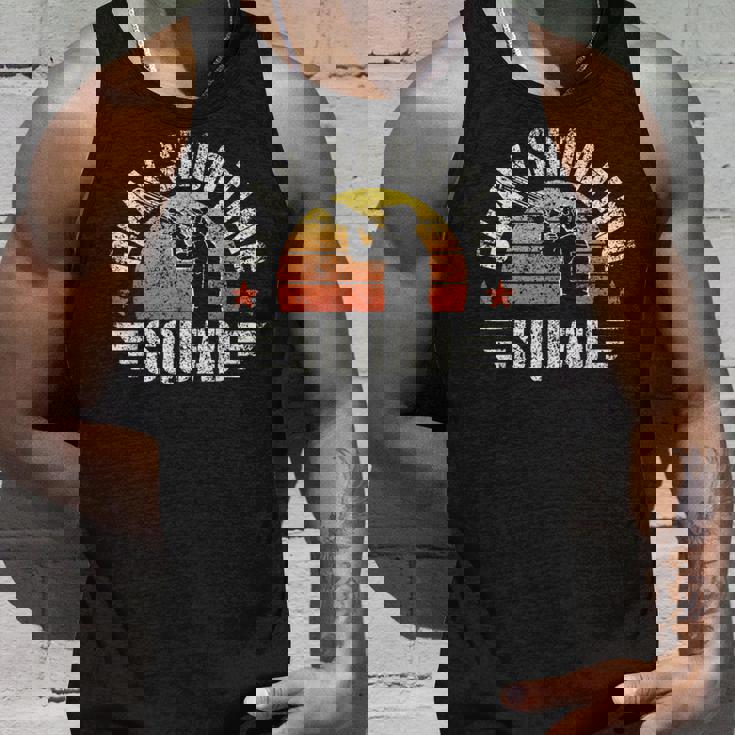 クレー射撃チーム トラップ ピジョン ショットガン からのプル クレー射撃 タンクトップ 彼への贈り物