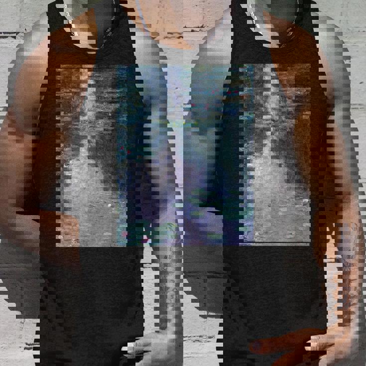 クロード・モネの睡蓮 タンクトップ 彼への贈り物