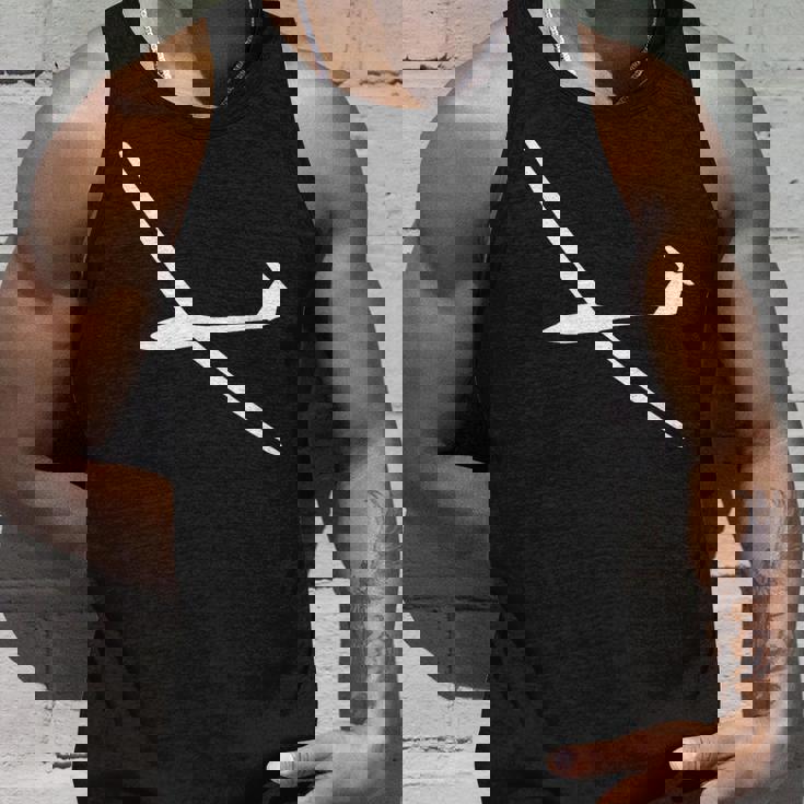 グライダー パイロット 高騰 飛行機 帆船 航空 タンクトップ 彼への贈り物