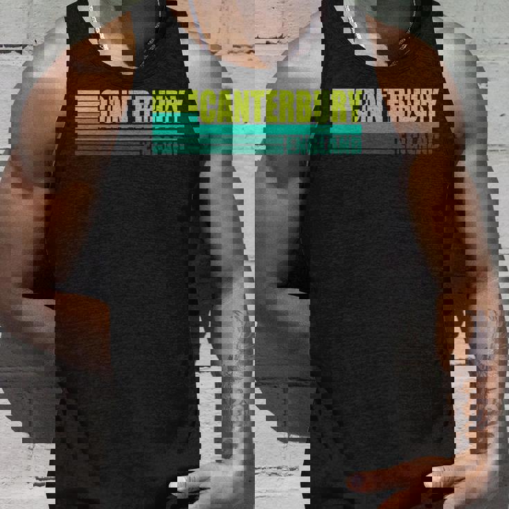 グリーン レトロ ヴィンテージ カンタベリー シティ ビレッジ イングランド Uk 長袖tシャツ タンクトップ 彼への贈り物