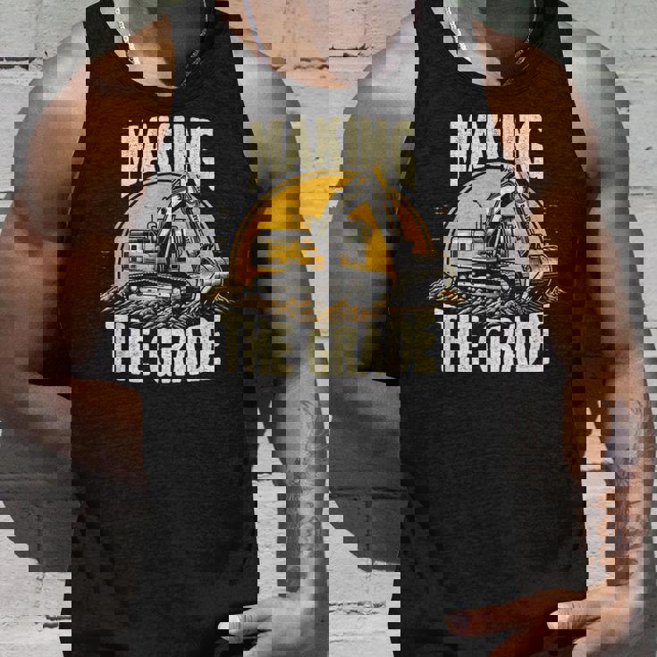 グレードトラックホー掘削機グレーディング請負業者を作る タンクトップ 彼への贈り物