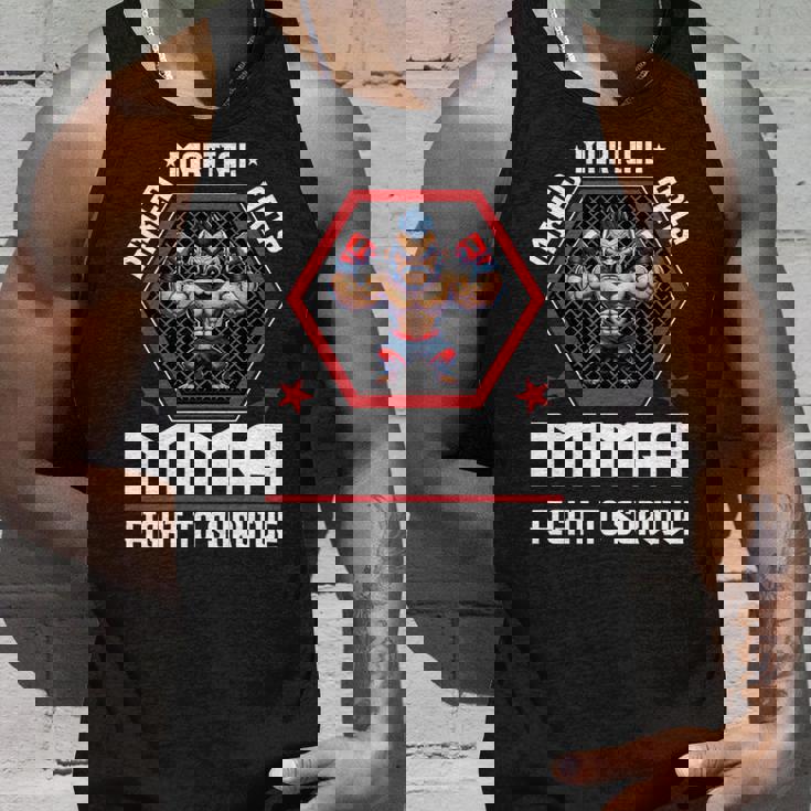 ケージファイティングで生き残るための総合格闘技mmaファイト 長袖tシャツ タンクトップ 彼への贈り物