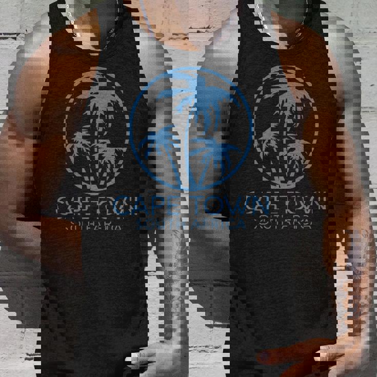 ケープタウン 南アフリカ ヨハネスブルグ アフリカの海岸 ヤシの木 長袖tシャツ タンクトップ 彼への贈り物