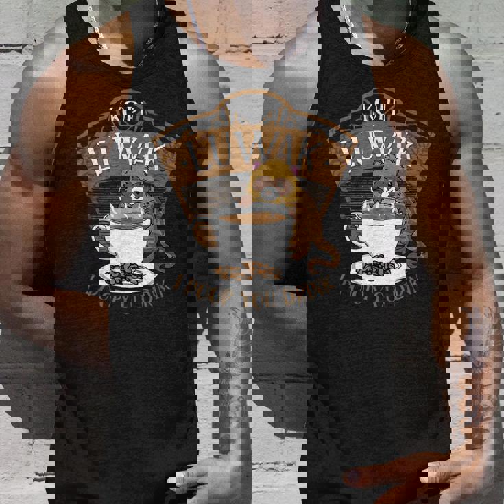 コピ ルワク パームシベット 発酵コーヒー I Poop You Drink Fun タンクトップ 彼への贈り物