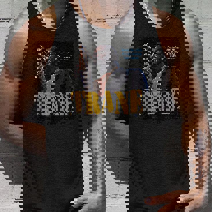 コルトレーン・ジャズ・ウィズム・サクソフォーン奏者 タンクトップ 彼への贈り物