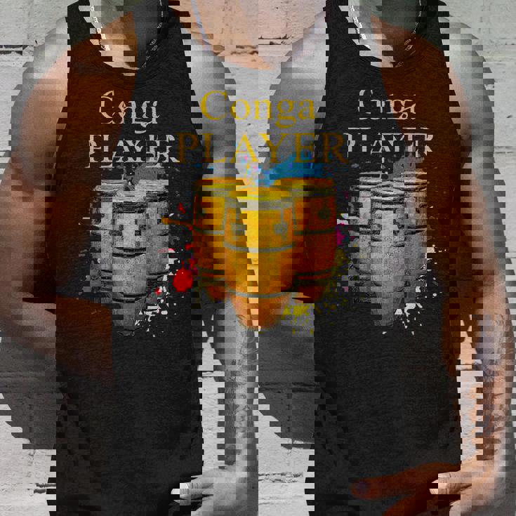 コンガコンガ奏者ミュージシャン タンクトップ 彼への贈り物