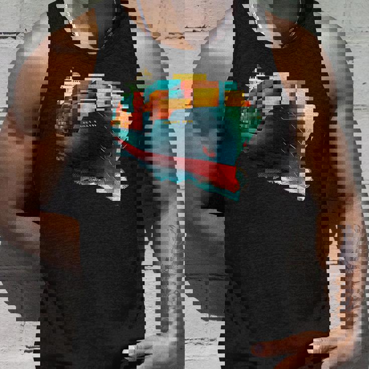 コンテナ輸送機船 タンクトップ 彼への贈り物