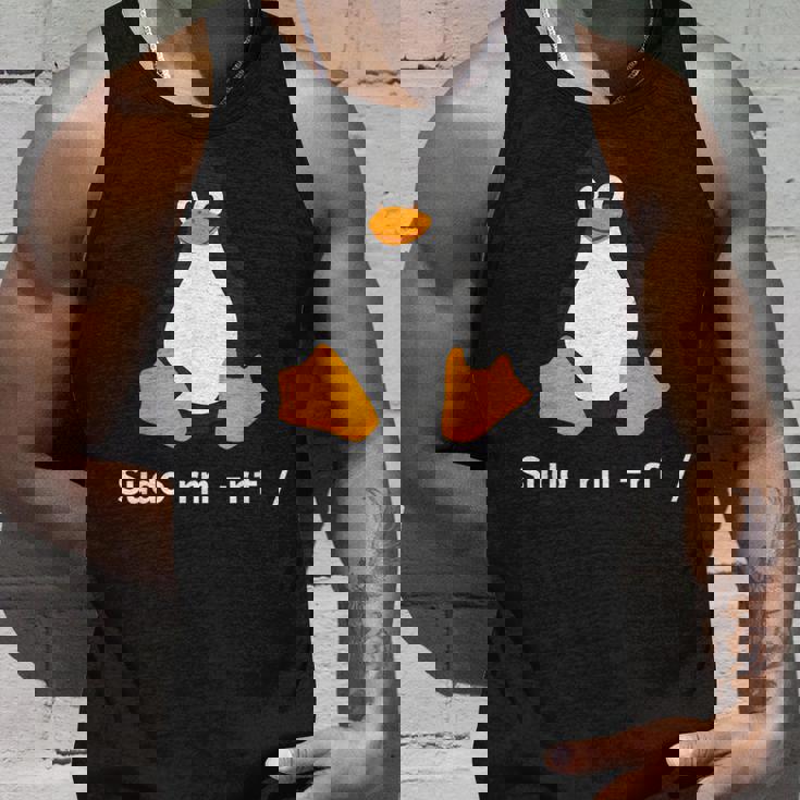 コンピューター -Udo Rm -Rf Tux Linux ペンギン プログラマー タンクトップ 彼への贈り物