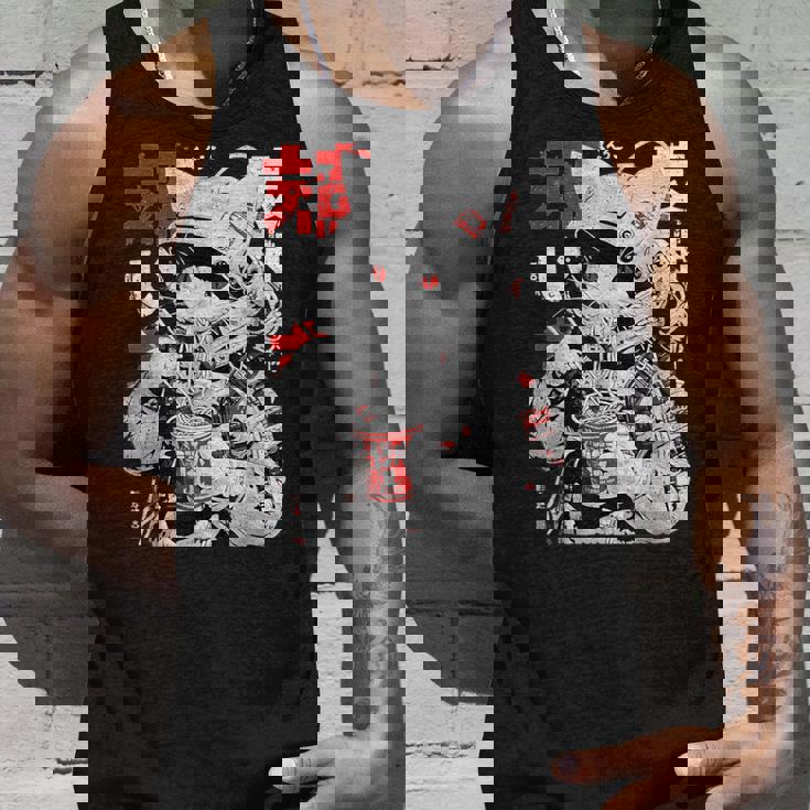 サイバーパンク 宇宙 猫ラーメン 日本のストリートウェア タンクトップ 彼への贈り物