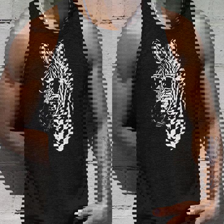 サングラス付きゼブラ おもしろゼブラ タンクトップ 彼への贈り物