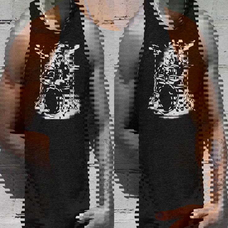 シュナウザー ドラムを弾く ドラマー 犬好き タンクトップ 彼への贈り物