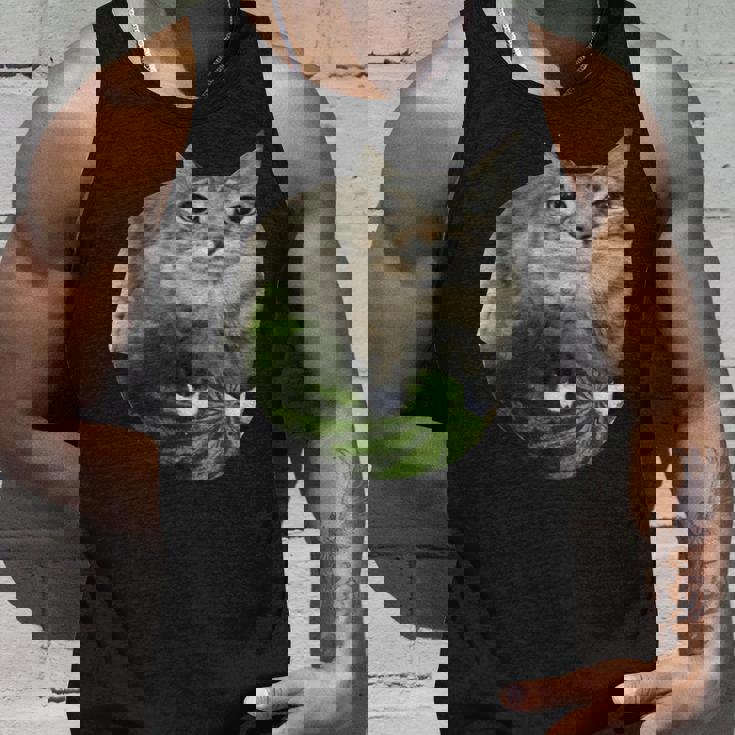 スイカ猫ミーム タンクトップ 彼への贈り物