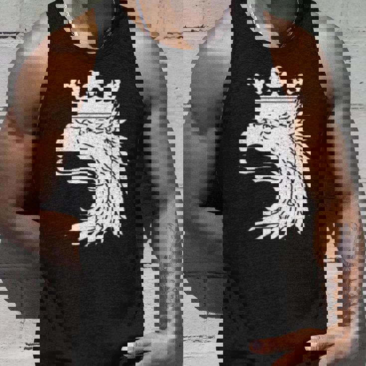 スカニアスウェーデン紋章フラッググリフィン 長袖tシャツ タンクトップ 彼への贈り物