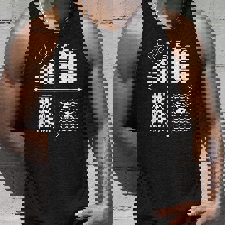 スキューバダイビングギア 水中ダイバー スキューバダイバー タンクトップ 彼への贈り物